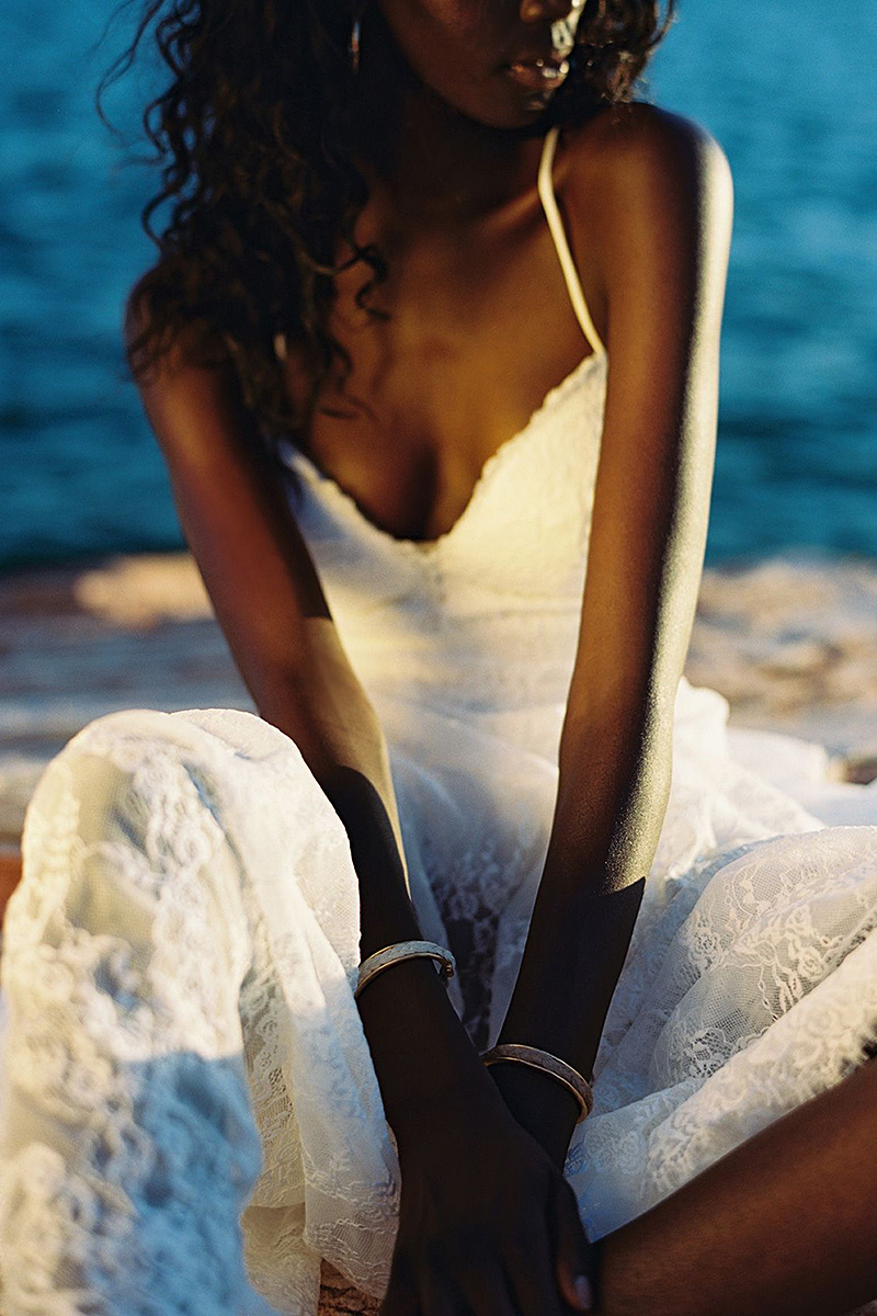 F193 Sybil lace up back wedding dress