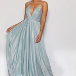 Jadoe baby Blue Bridesmaid Dress JX2106