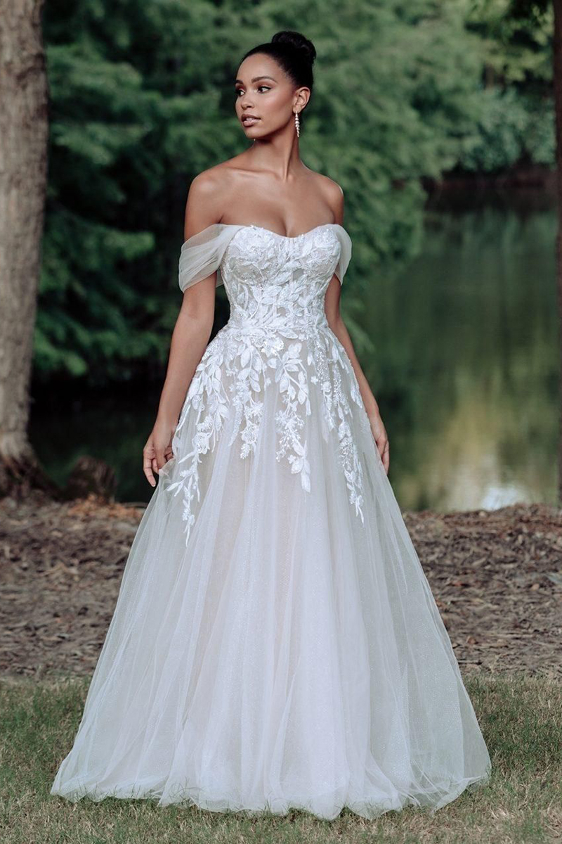 Velvet Wedding Dresses Lace Off Shoulder Ball Gown | Off shoulder ball gown,  Ball gown wedding dress, Ball gowns