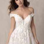 Allure Bridals 9861 Off-Shoulder Wedding Dress