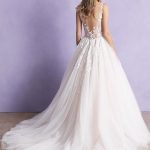 ballgown lace appliques and crystal beading 3358 Allure Romance