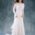 F102 Marigold Wilderly Bride Sheath Bridal Gown