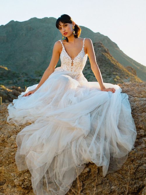 Delicately Romantic F238 Wilderly Bridal Wedding Dress