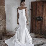 Minimalist Silhouette Wedding Dress