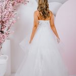 G259 Strapless Debutante Gown