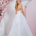 G270 Ballgown Simple but elegant rich satin finish