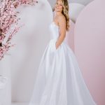 G270 Ballgown Simple but elegant rich satin finish