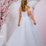 off-shoulder strap PR-851 Debutante Gowns