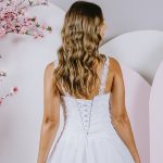 v-neckline PR-856 Debutante Gowns