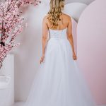 Modern floral lace PR-859 Debutante Gowns