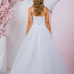 strapless sweetheart PR-907B Debutante Gowns