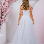 straight neckline PRF-220 Debutante Gowns