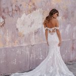 9962 Allure Bridals Floral Lace Wedding Dress