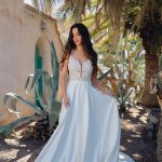 F236/REGAN Wilderly Bridals strappy A-line Wedding Dress