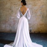 Wilderly Bridal 70s silhouette Weding Dress