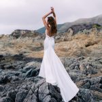 Bow at the Back Wedding Dress