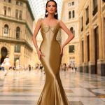 Fitted Long Formal Dress JNC1081 by Nicoletta