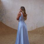 Cut-Out Neckline Formal Dress